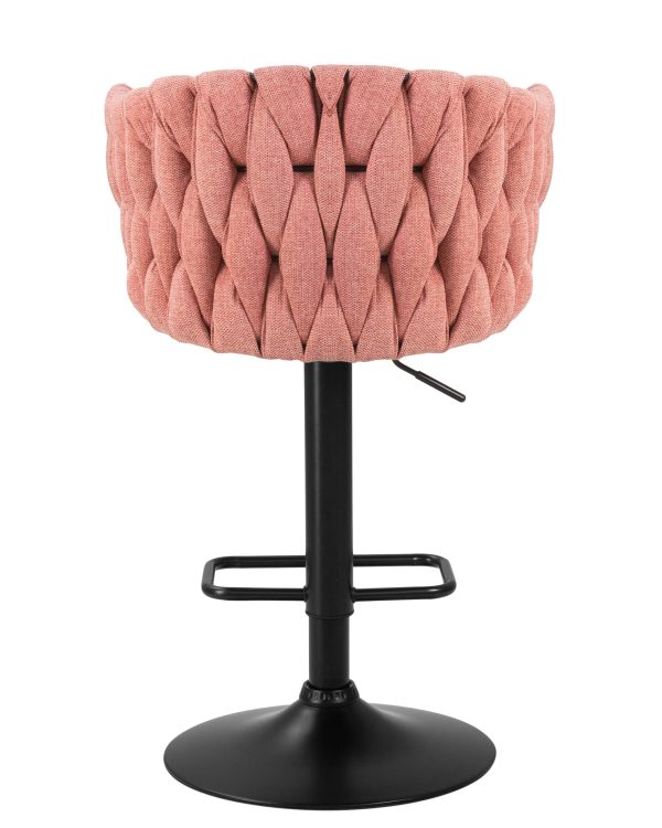 Стул барный DOBRIN LEON, розовая ткань (LAR 275-10) — изображение 5