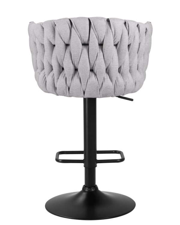 stul-barnyj-dobrin-leon-seraja-tkan-lar-275-17-4 Стул барный DOBRIN LEON, серая ткань (LAR 275-17) — изображение 5