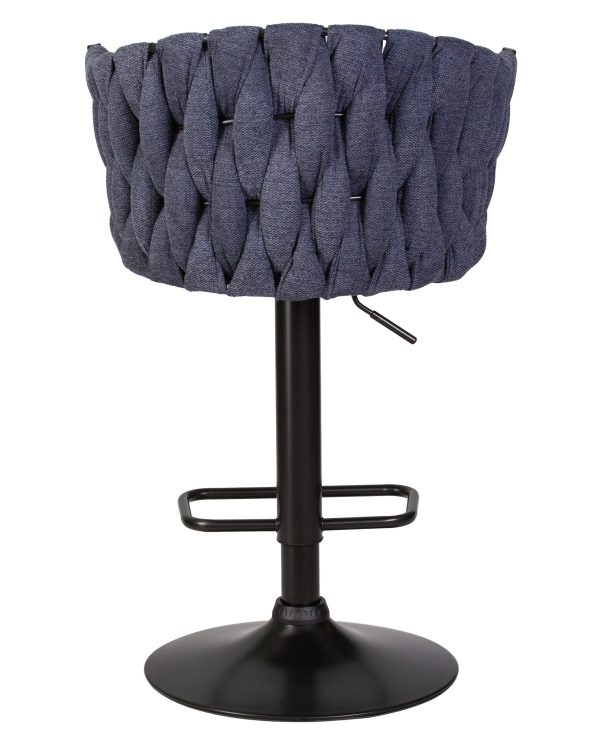 stul-barnyj-dobrin-leon-sinjaja-tkan-lar-275-29-3 Стул барный DOBRIN LEON, синяя ткань (LAR-275-29) — изображение 4
