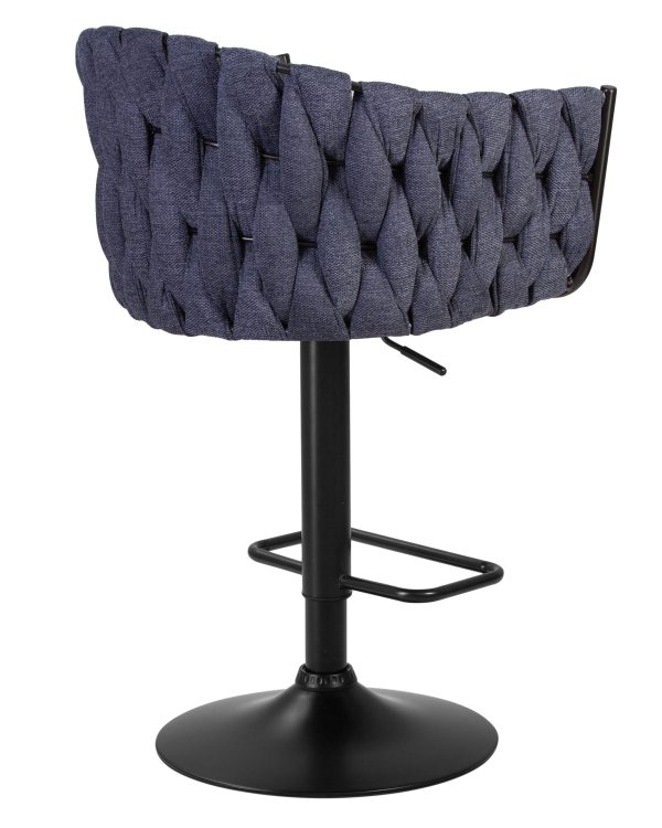 stul-barnyj-dobrin-leon-sinjaja-tkan-lar-275-29-4 Стул барный DOBRIN LEON, синяя ткань (LAR-275-29) — изображение 5