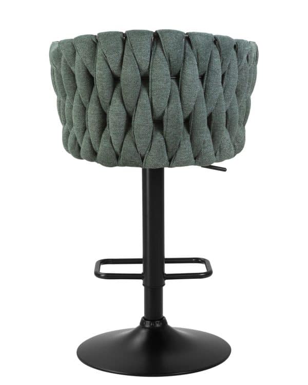 Стул барный DOBRIN LEON, зеленая ткань (LAR 275-23) — изображение 5