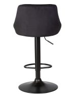 Стул барный DOBRIN LOGAN BLACK, черный велюр (MJ9-101) — изображение 5
