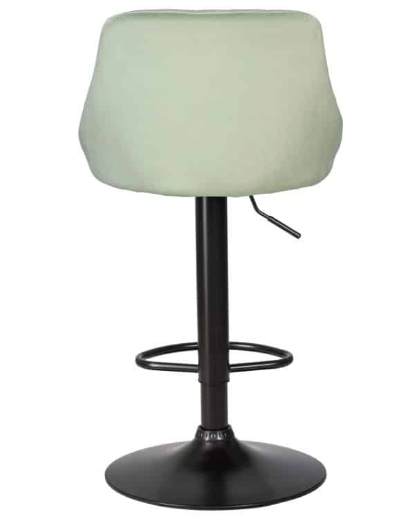 Стул барный DOBRIN LOGAN BLACK, мятный велюр (MJ9-87) — изображение 5