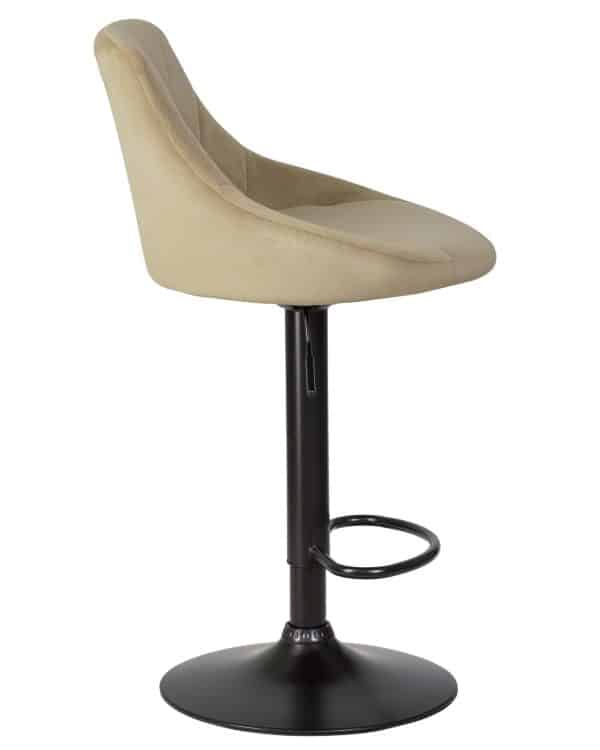 Стул барный DOBRIN LOGAN BLACK, мокко велюр (MJ9-9) — изображение 3