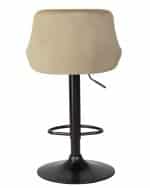 Стул барный DOBRIN LOGAN BLACK, мокко велюр (MJ9-9) — изображение 5