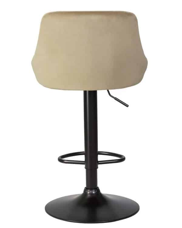 Стул барный DOBRIN LOGAN BLACK, мокко велюр (MJ9-9) — изображение 5