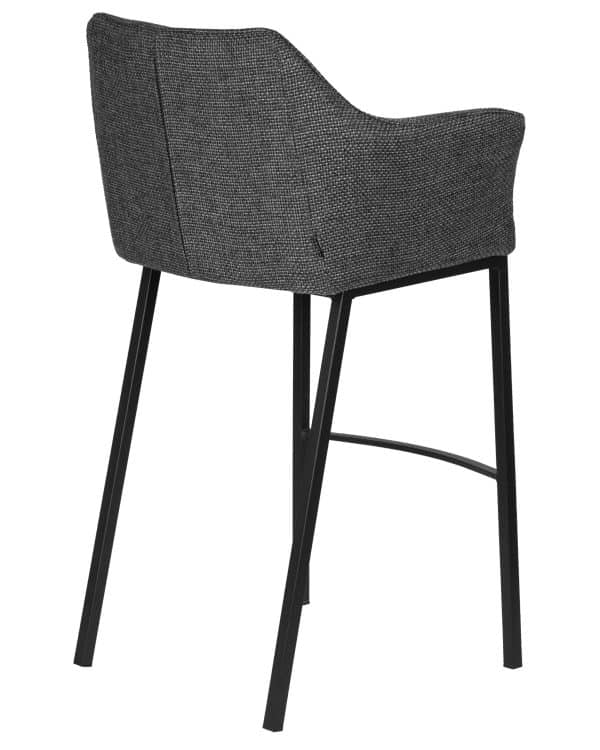 Стул барный DOBRIN LUCAS, серая ткань (F-22) — изображение 4