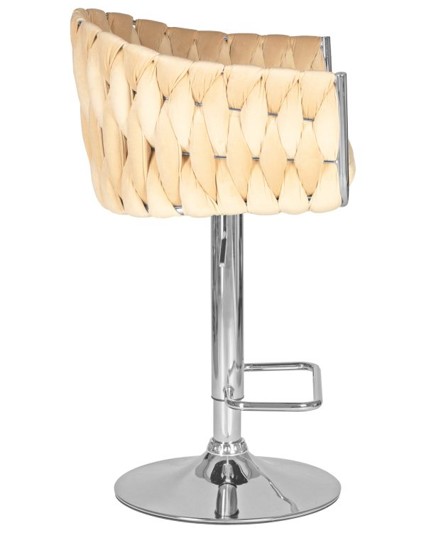 Стул барный DOBRIN MARCEL, бежевый велюр (MJ9-10) — изображение 3