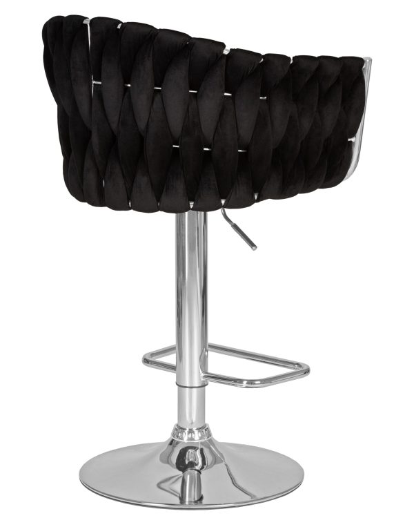 Стул барный DOBRIN MARCEL, черный велюр (MJ9-101) — изображение 4