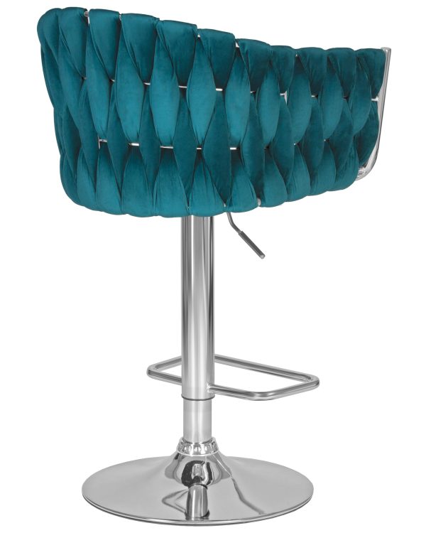 Стул барный DOBRIN MARCEL, морской волны велюр (MJ9-99) — изображение 4