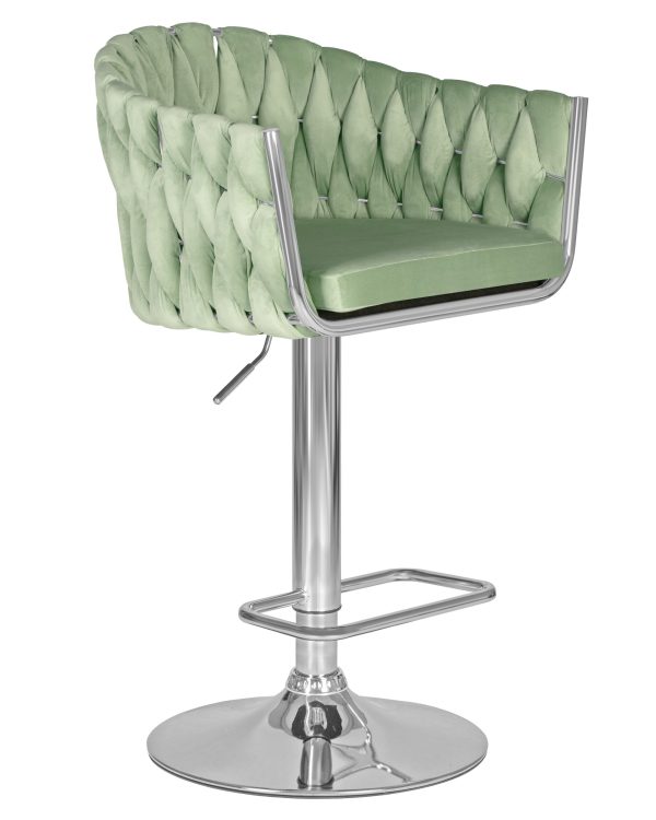 пудрово-мятный велюр (MJ9-87)