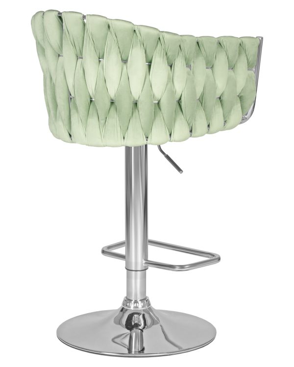 Стул барный DOBRIN MARCEL, пудрово-мятный велюр (MJ9-87) — изображение 4