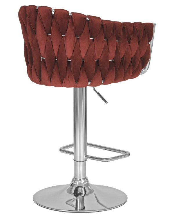 Стул барный DOBRIN MARCEL, винный велюр (MJ9-35) — изображение 4