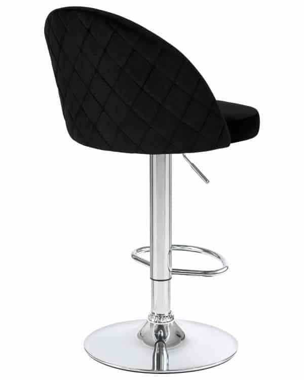 Стул барный DOBRIN MILANA, черный велюр (MJ9-101) — изображение 4