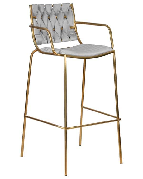 Стул барный DOBRIN MILLER GOLD