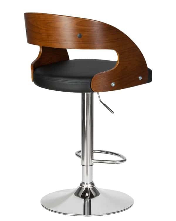 Стул барный DOBRIN NICK, цвет черный PU ABA 001 — изображение 4