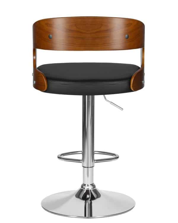 Стул барный DOBRIN NICK, цвет черный PU ABA 001 — изображение 5