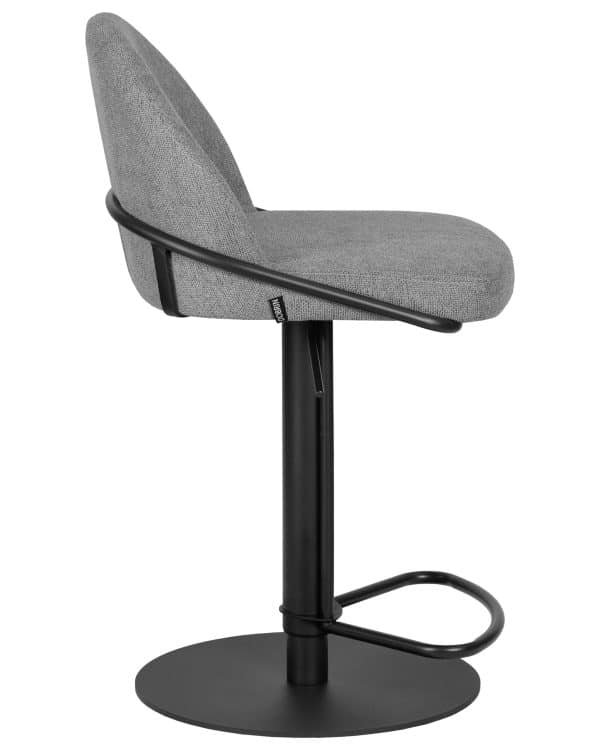 Стул барный DOBRIN OLIVER, серая ткань (FLY1347-17) — изображение 3