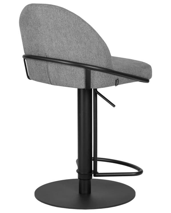 Стул барный DOBRIN OLIVER, серая ткань (FLY1347-17) — изображение 4