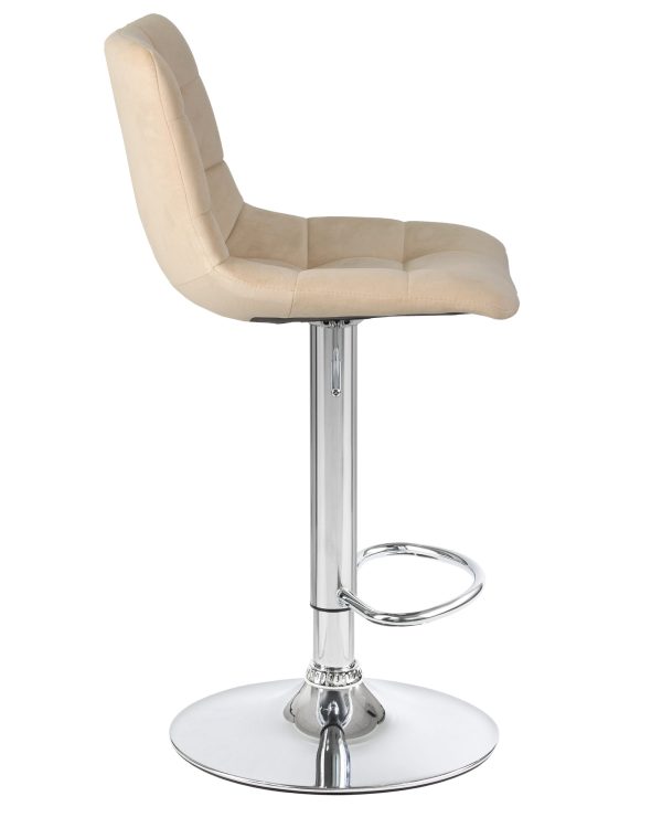 Стул барный DOBRIN TAILOR, бежевый велюр (MJ9-10) — изображение 3