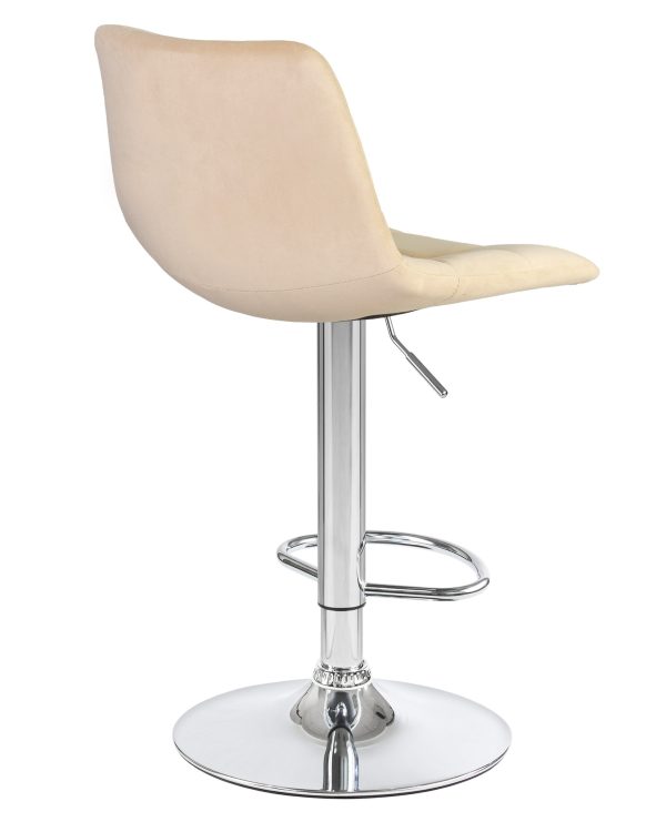 Стул барный DOBRIN TAILOR, бежевый велюр (MJ9-10) — изображение 4