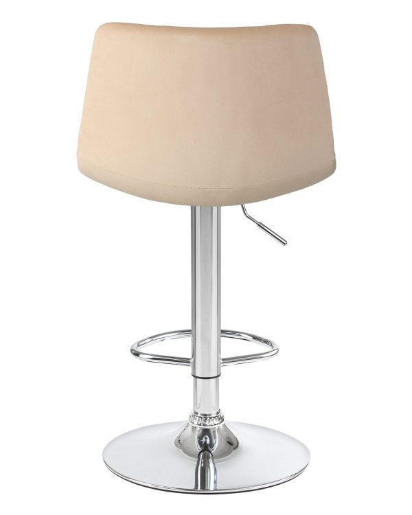 Стул барный DOBRIN TAILOR, бежевый велюр (MJ9-10) — изображение 5