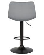 Стул барный DOBRIN TAILOR BLACK, серый велюр (MJ9-75) — изображение 5