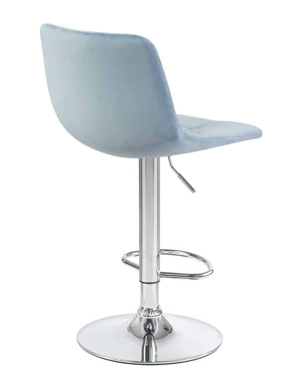 Стул барный DOBRIN TAILOR, пудрово-голубой велюр (MJ9-74) — изображение 3