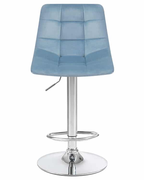 Стул барный DOBRIN TAILOR, пудрово-голубой велюр (MJ9-74) — изображение 5