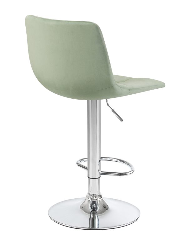 Стул барный DOBRIN TAILOR, пудрово-мятный велюр (MJ9-87) — изображение 3