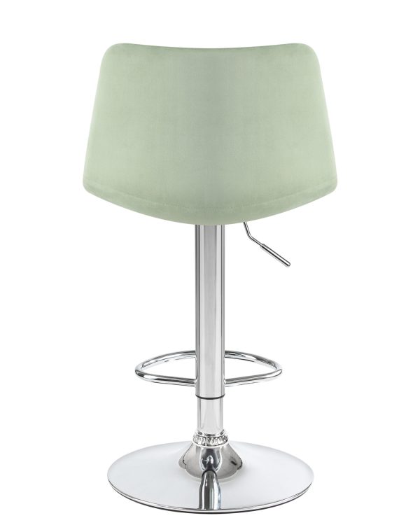 Стул барный DOBRIN TAILOR, пудрово-мятный велюр (MJ9-87) — изображение 4