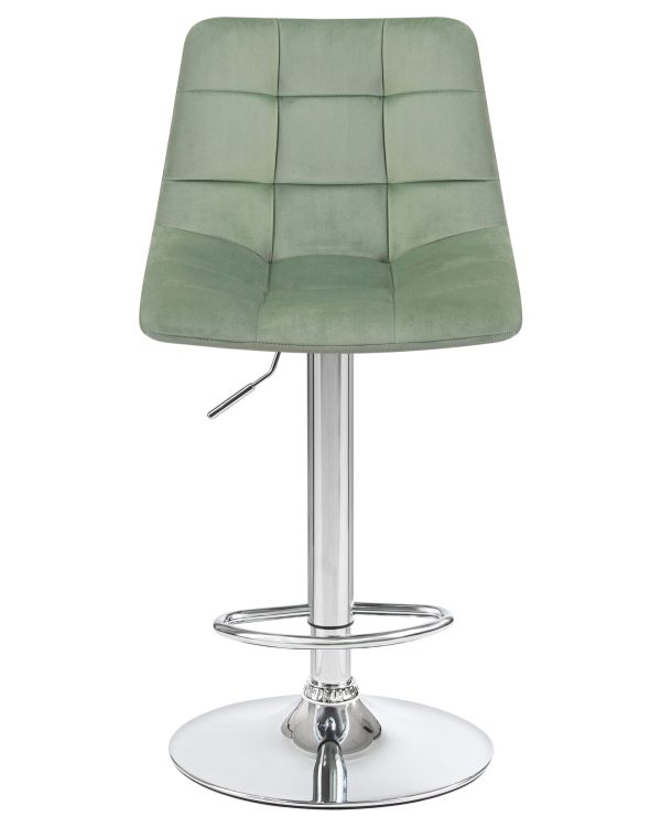 Стул барный DOBRIN TAILOR, пудрово-мятный велюр (MJ9-87) — изображение 5