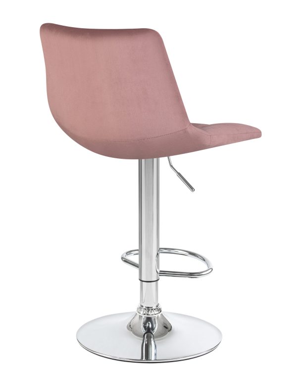 Стул барный DOBRIN TAILOR, пудрово-розовый велюр (MJ9-32) — изображение 3