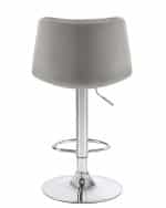 Стул барный DOBRIN TAILOR, серый велюр (MJ9-75) — изображение 4