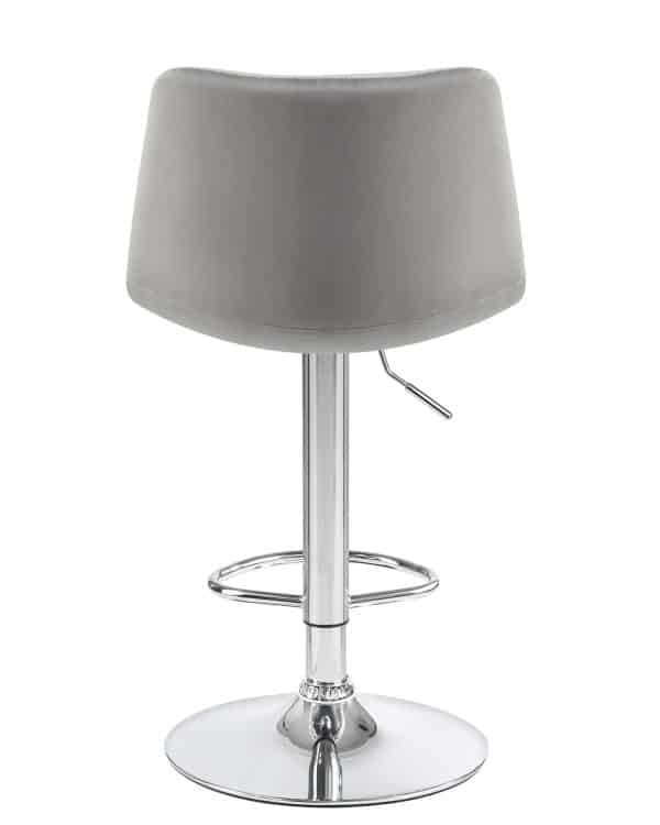 Стул барный DOBRIN TAILOR, серый велюр (MJ9-75) — изображение 4
