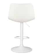 Стул барный DOBRIN TAILOR WHITE, белый PU — изображение 5