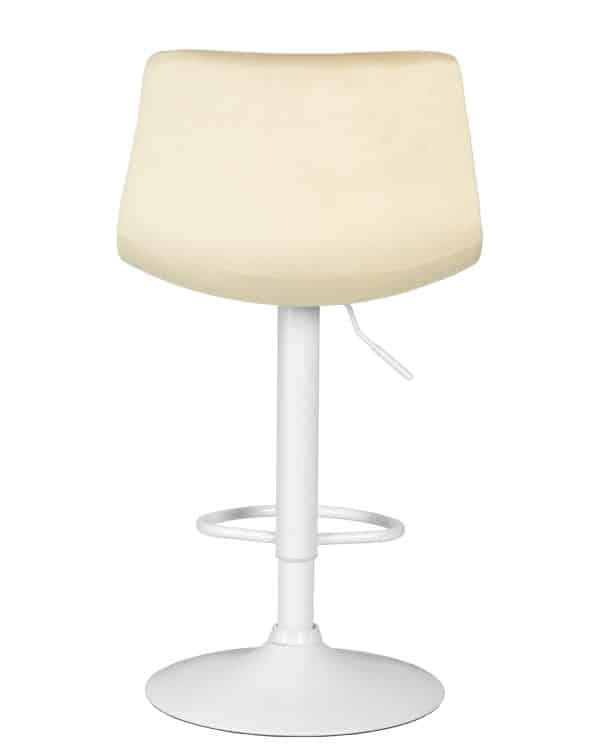 Стул барный DOBRIN TAILOR WHITE, бежевый велюр (MJ9-10) — изображение 5