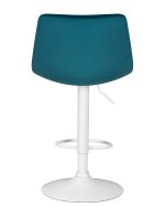 Стул барный DOBRIN TAILOR WHITE, морской волны велюр (MJ9-99) — изображение 5