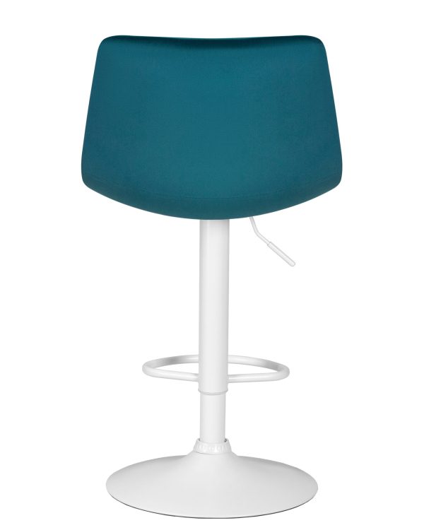 Стул барный DOBRIN TAILOR WHITE, морской волны велюр (MJ9-99) — изображение 5