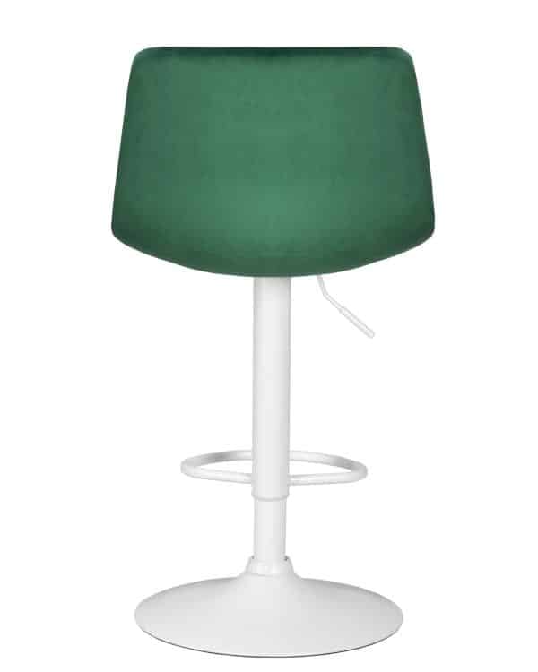 Стул барный DOBRIN TAILOR WHITE, зеленый велюр (MJ9-88) — изображение 5