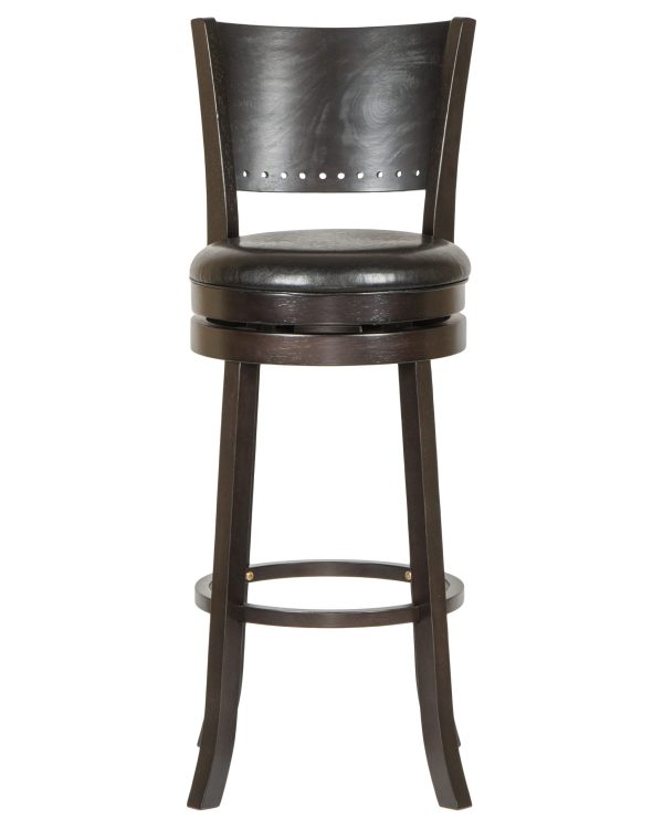 Стул барный DOBRIN TONY BAR, капучино, чёрный — изображение 4