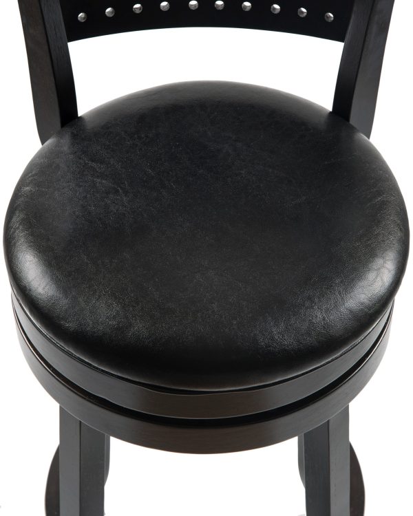 Стул барный DOBRIN TONY BAR, капучино, чёрный — изображение 5