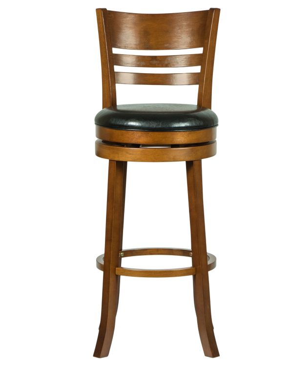 Стул барный DOBRIN WILLIAM BAR, шоколад, чёрный — изображение 4