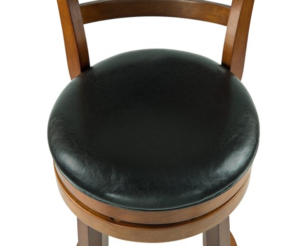 Стул барный DOBRIN WILLIAM BAR, шоколад, чёрный — изображение 5