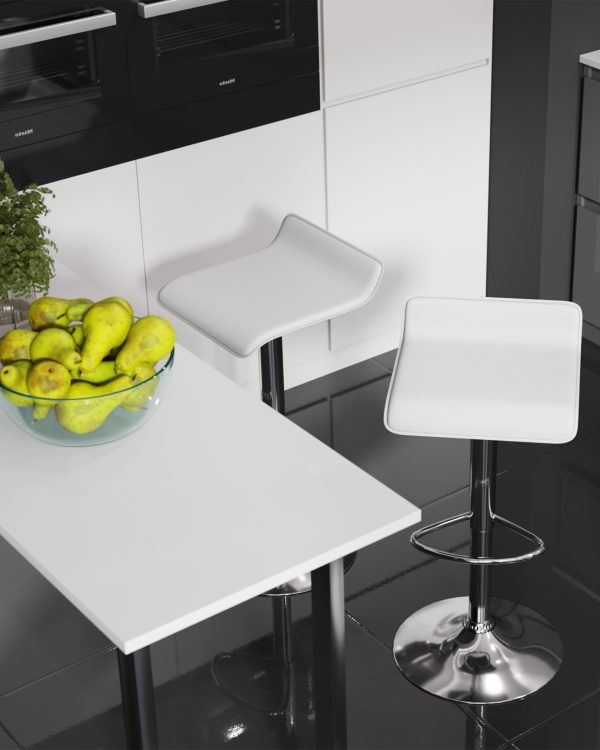 Стул барный Хай-Тек белый — изображение 3