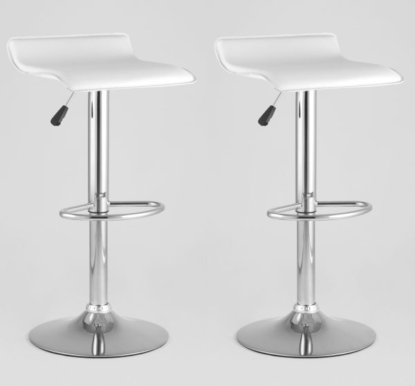 Стул барный Хай-Тек белый 2 шт — изображение 2