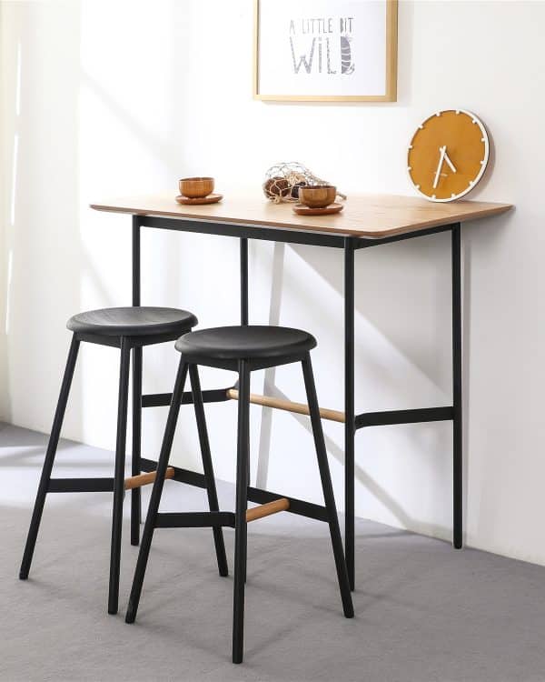 Стул барный Knobb черный — изображение 3