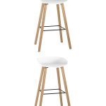 Стул барный LIBRA БЕЛЫЙ 2 шт