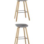 Стул барный LIBRA СЕРЫЙ 2 шт