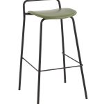 Стул барный Mantis экокожа зеленый